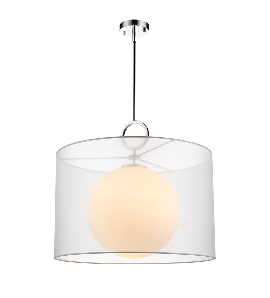 Arosia One Light Pendant in Chrome - available from The Lighting Shoppe, trusted by Canadian homeowners