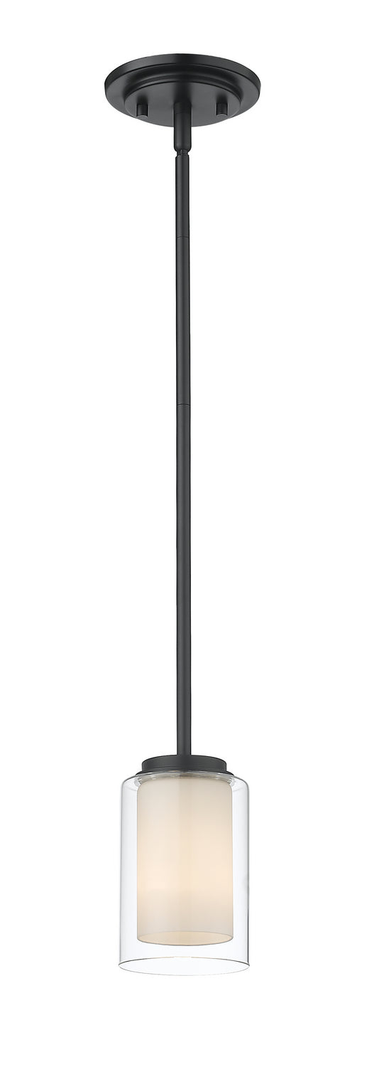 Willow One Light Pendant in Matte Black - available from The Lighting Shoppe, trusted by Canadian homeowners
