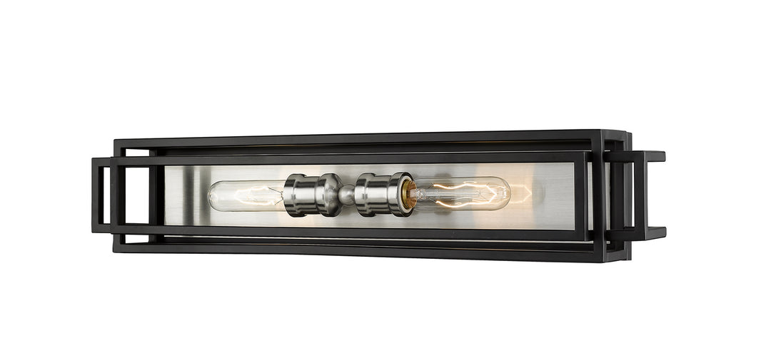 Z-Lite Canada - 454-2V-BK-BN - Two Light Vanity - Titania - Black + Brushed Nickel