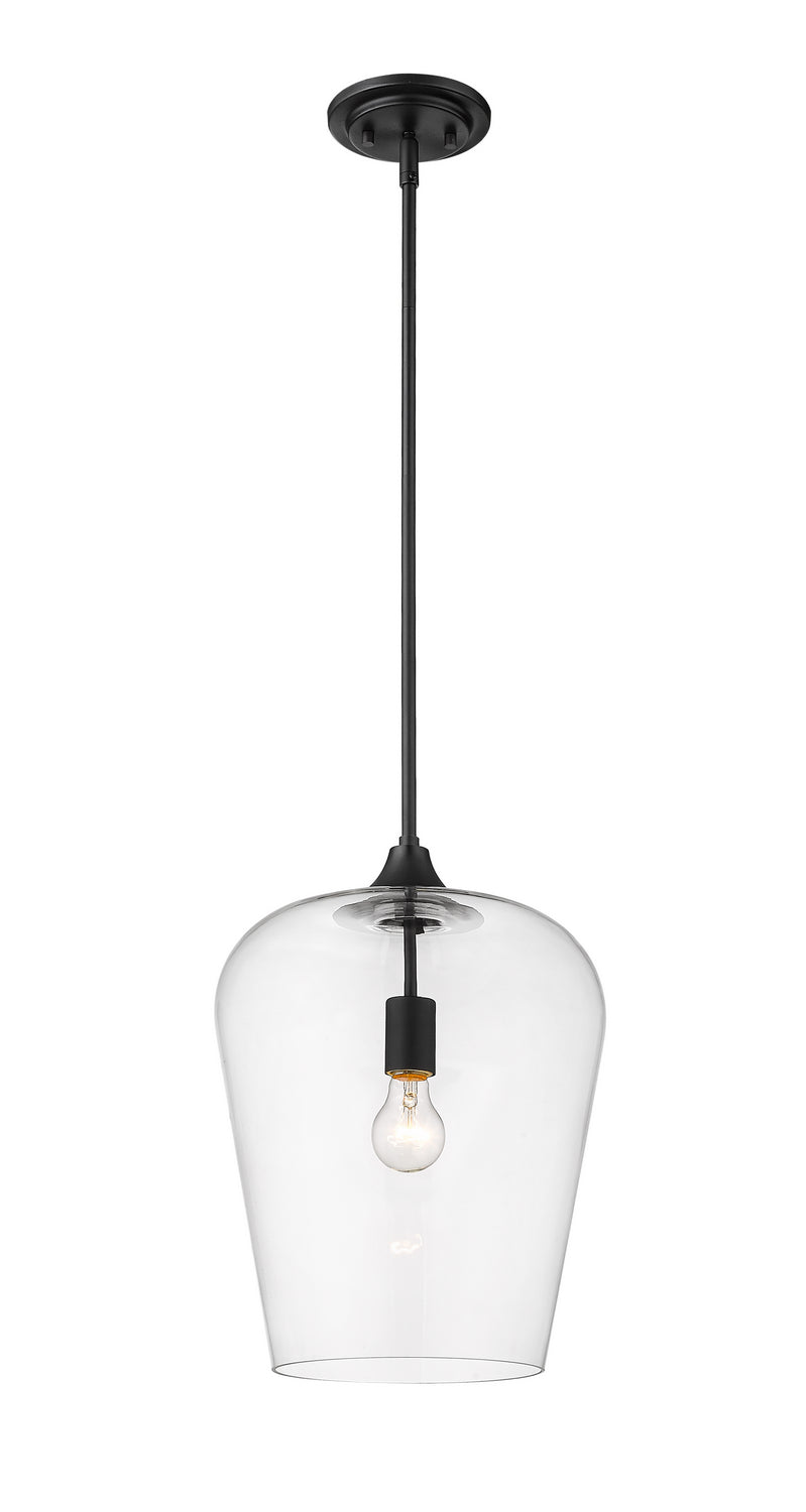 Z-Lite Canada - 473P12-MB - One Light Pendant - Joliet - Matte Black