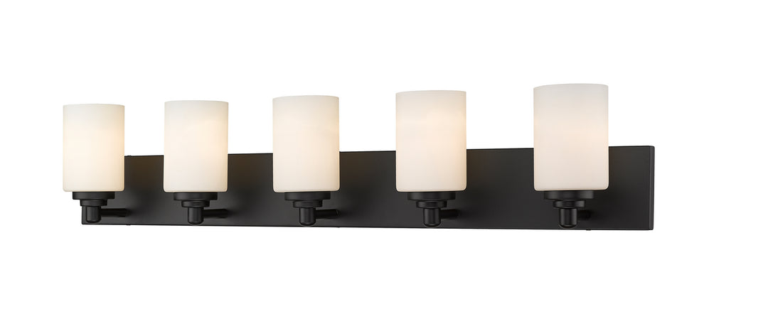 Z-Lite Canada - 485-5V-MB - Five Light Vanity - Soledad - Matte Black