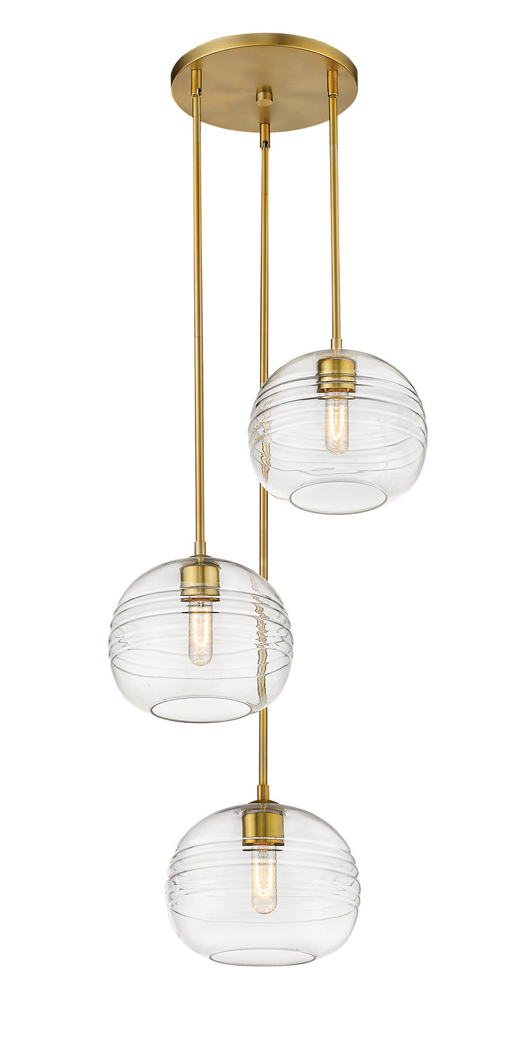 Harmony Three Light Chandelier in Olde Brass - available from The Lighting Shoppe, trusted by Canadian homeowners