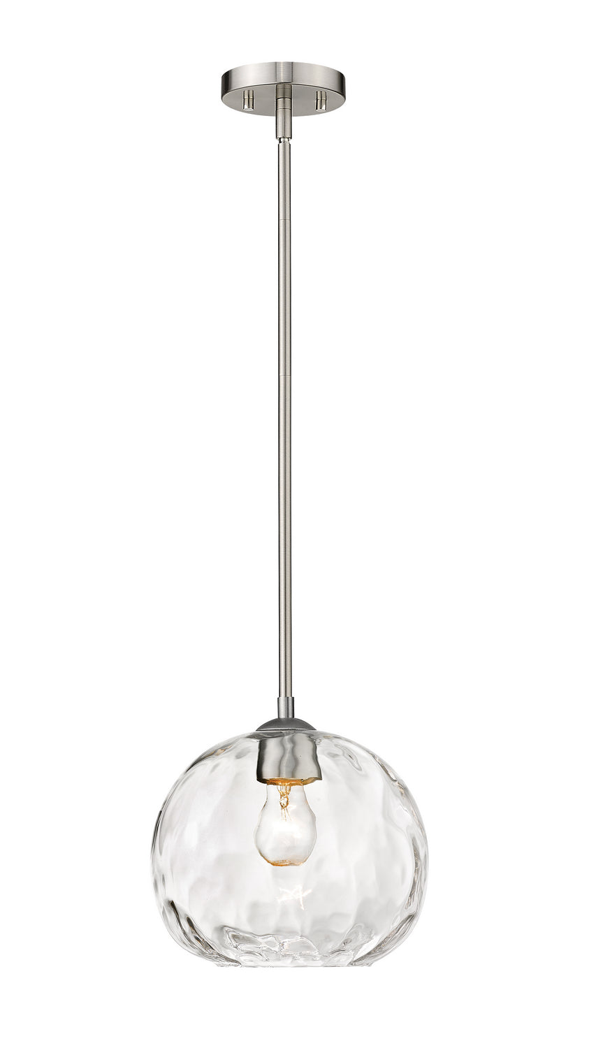 Chloe One Light Pendant in Brushed Nickel - available from The Lighting Shoppe, trusted by Canadian homeowners