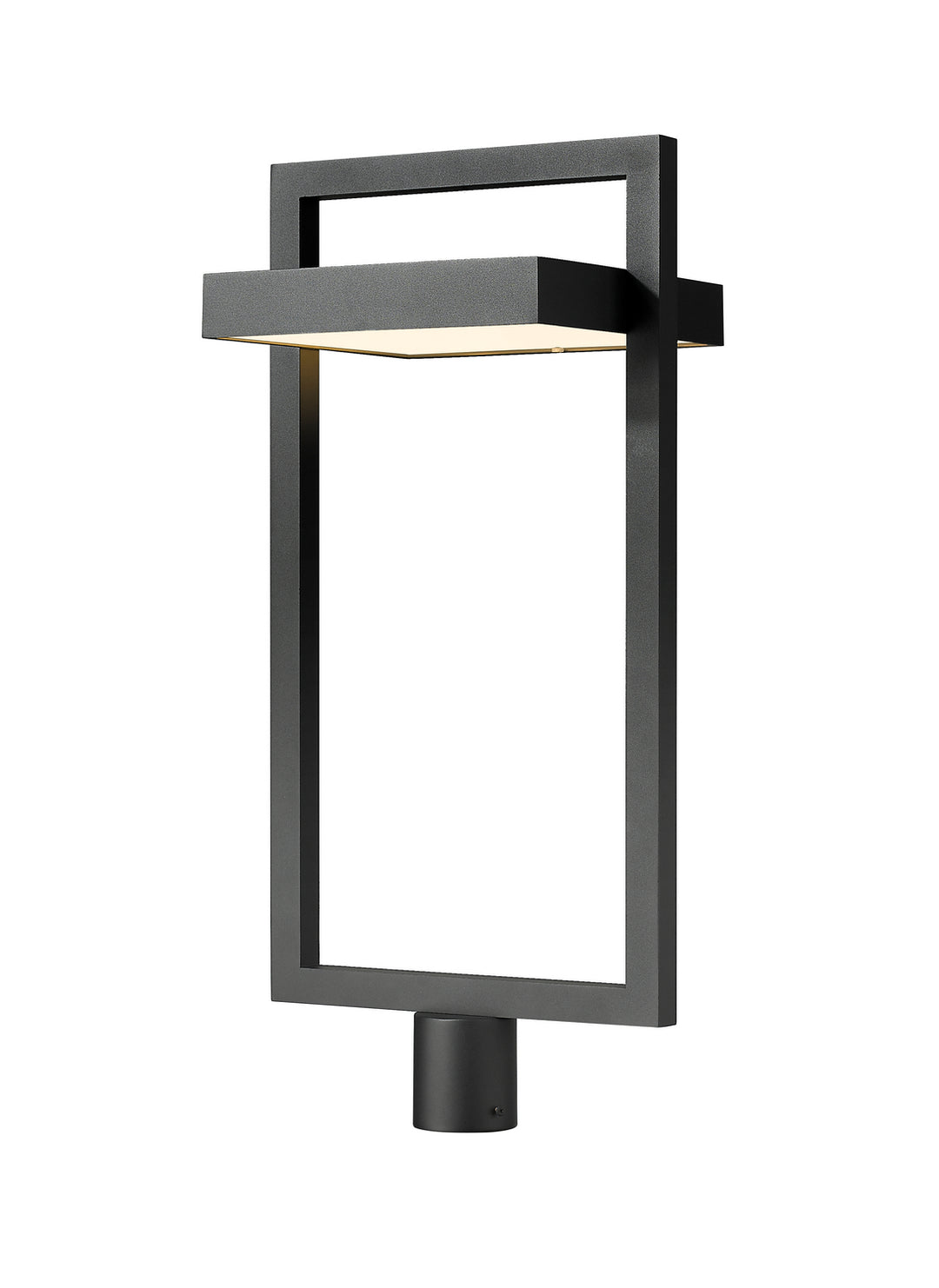 Luttrel LED Outdoor Post Moun Fixture in Black - available from The Lighting Shoppe, trusted by Canadian homeowners