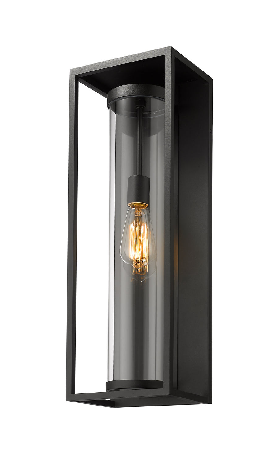 Dunbroch One Light Outdoor Wall Light in Black - available from The Lighting Shoppe, trusted by Canadian homeowners