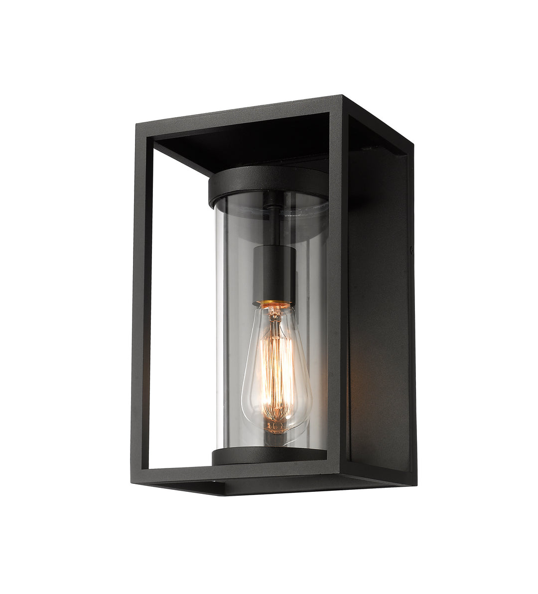 Dunbroch One Light Outdoor Wall Light in Black - available from The Lighting Shoppe, trusted by Canadian homeowners