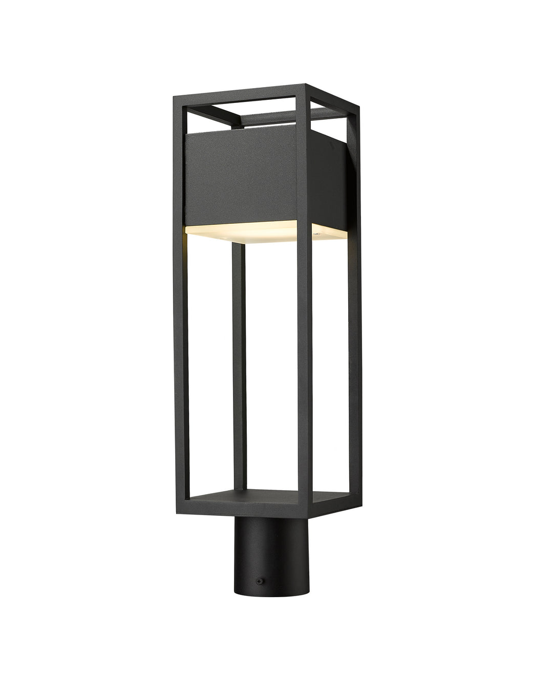 Barwick LED Outdoor Post Moun Fixture in Black - available from The Lighting Shoppe, trusted by Canadian homeowners