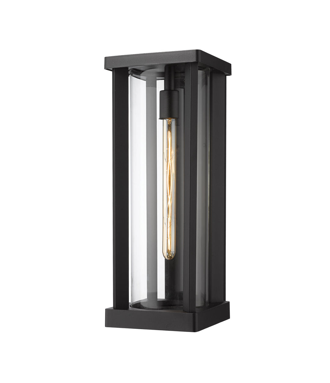 Z-Lite Canada - 586B-BK - One Light Outdoor Wall Light - Glenwood - Black