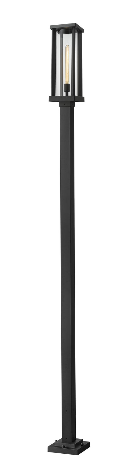 Glenwood One Light Outdoor Post Mounted Fixture in Black - available from The Lighting Shoppe, trusted by Canadian homeowners