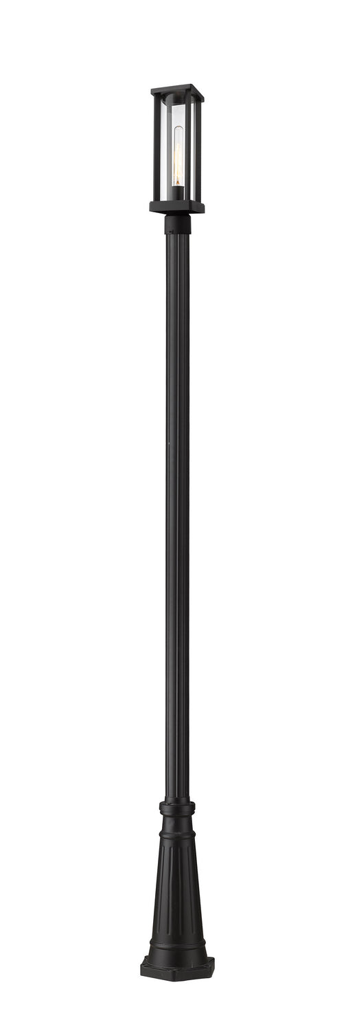 Glenwood One Light Outdoor Post Mounted Fixture in Black - available from The Lighting Shoppe, trusted by Canadian homeowners