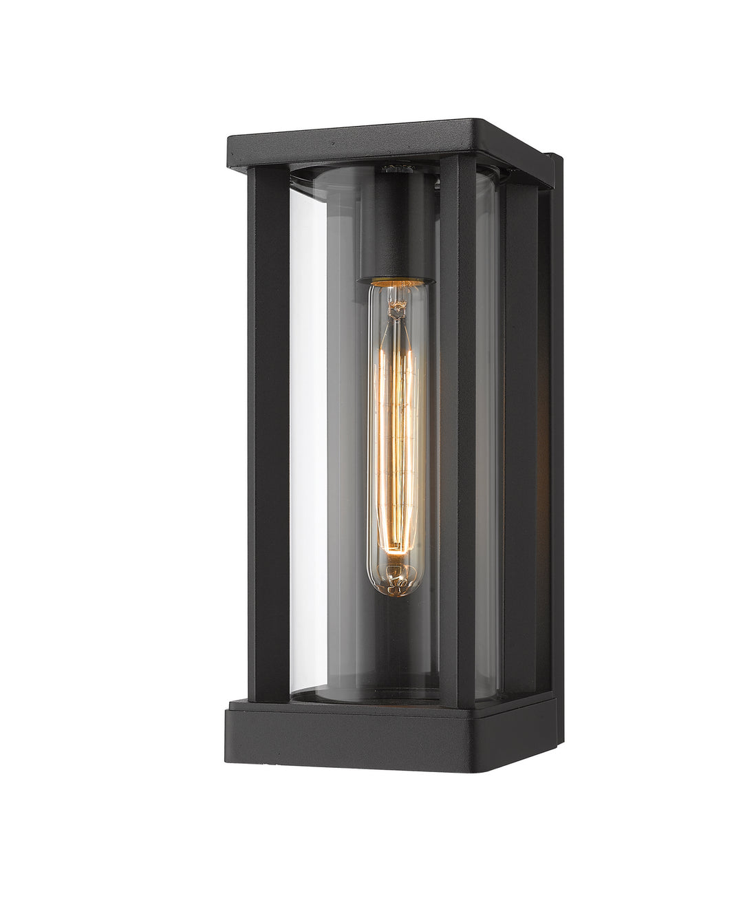 Glenwood One Light Outdoor Wall Light in Black - available from The Lighting Shoppe, trusted by Canadian homeowners