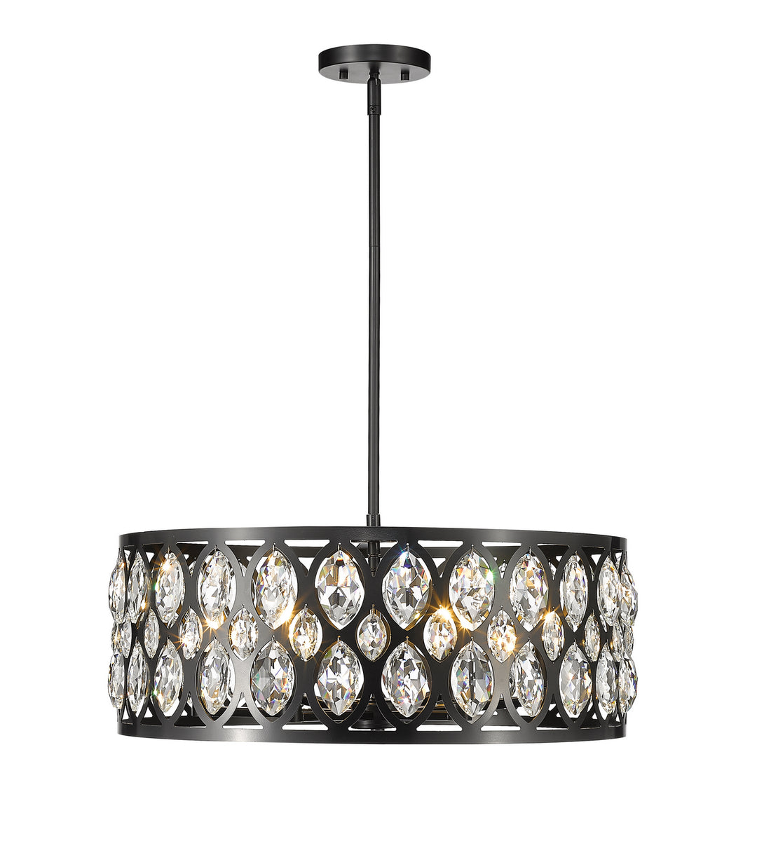 Z-Lite Canada - 6010-24MB - Six Light Chandelier - Dealey - Matte Black