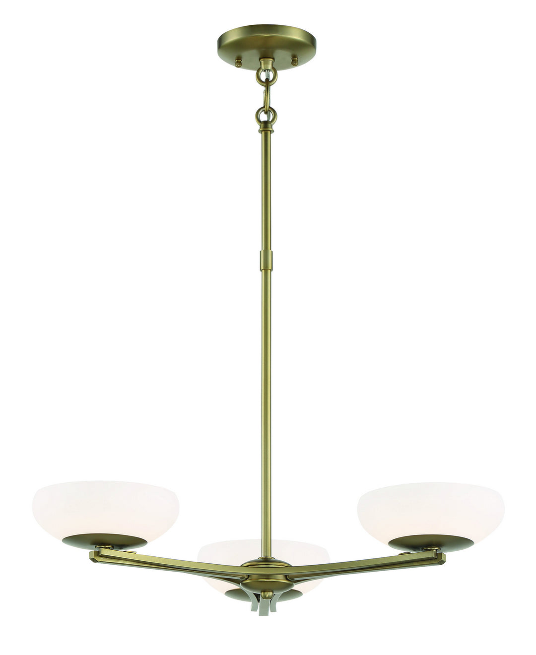 Scale LED Chandelier in Soft Brass - available from The Lighting Shoppe, trusted by Canadian homeowners