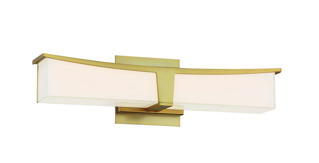 Plane LED Bath in Honey Gold - available from The Lighting Shoppe, trusted by Canadian homeowners