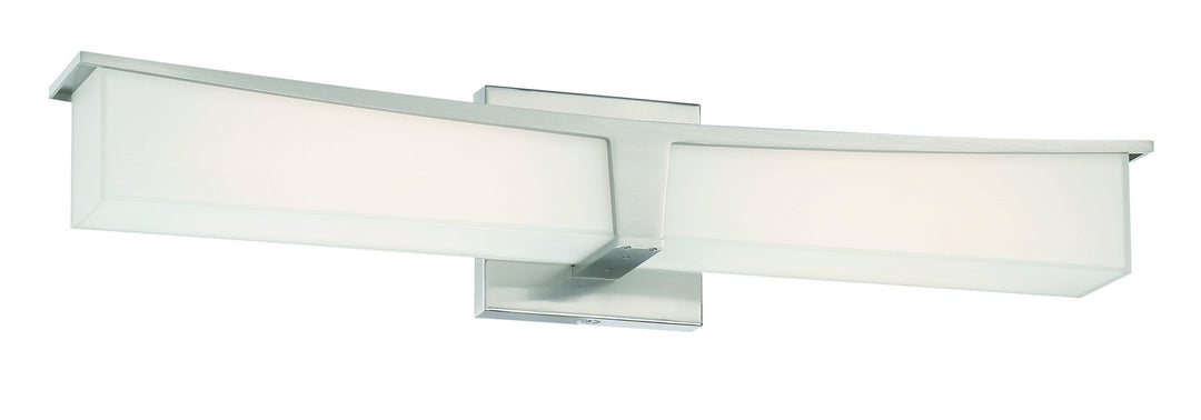 Plane LED Bath in Brushed Nickel - available from The Lighting Shoppe, trusted by Canadian homeowners
