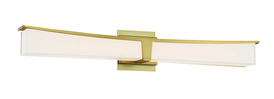Plane LED Bath in Honey Gold - available from The Lighting Shoppe, trusted by Canadian homeowners