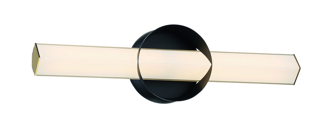 Inner Circle LED Wall Sconce in Coal and Honey Gold - available from The Lighting Shoppe, trusted by Canadian homeowners