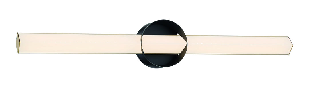 Inner Circle LED Wall Sconce in Coal And Honey Gold - available from The Lighting Shoppe, trusted by Canadian homeowners