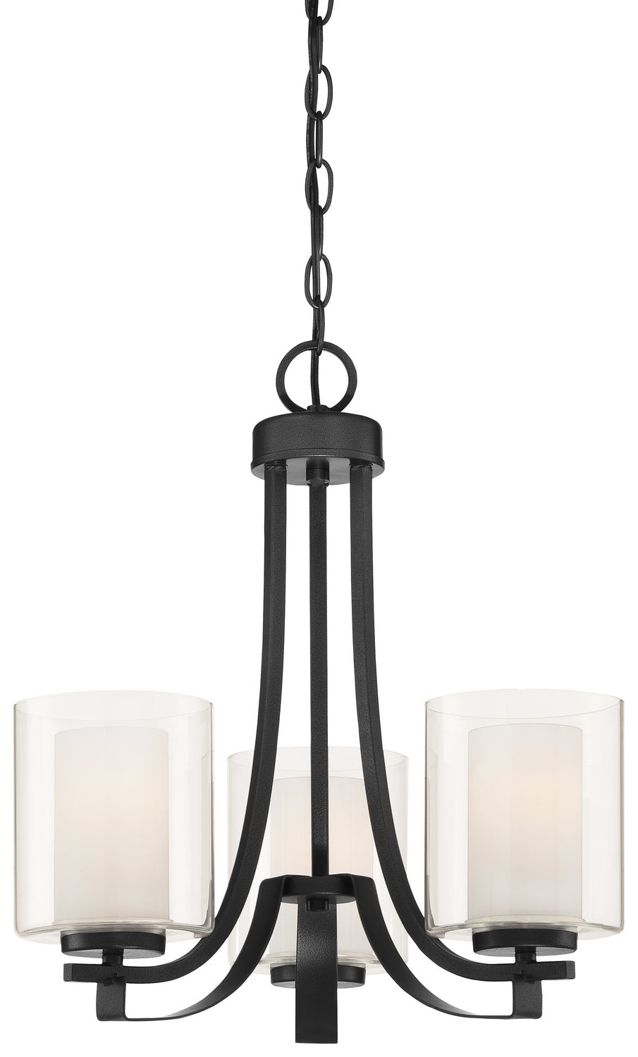 Parsons Studio Three Light Chandelier in Sand Coal - available from The Lighting Shoppe, trusted by Canadian homeowners