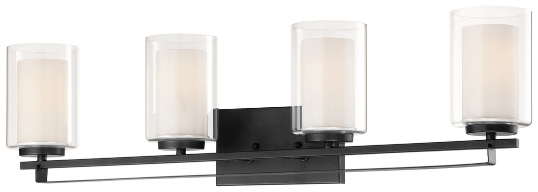 Parsons Studio Four Light Bath Bar in Sand Coal - available from The Lighting Shoppe, trusted by Canadian homeowners