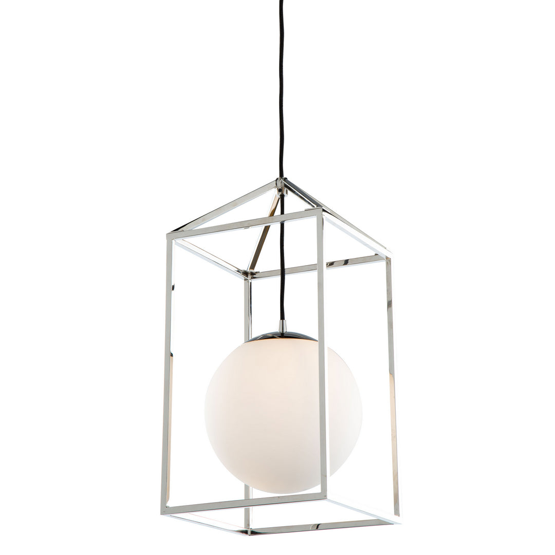 Eclipse One Light Pendant in Polished Nickel - available from The Lighting Shoppe, trusted by Canadian homeowners