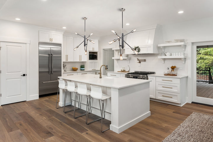 Artcraft Canada - AC11252NB - Six Light Pendant - Truro - Black & Brushed Nickel