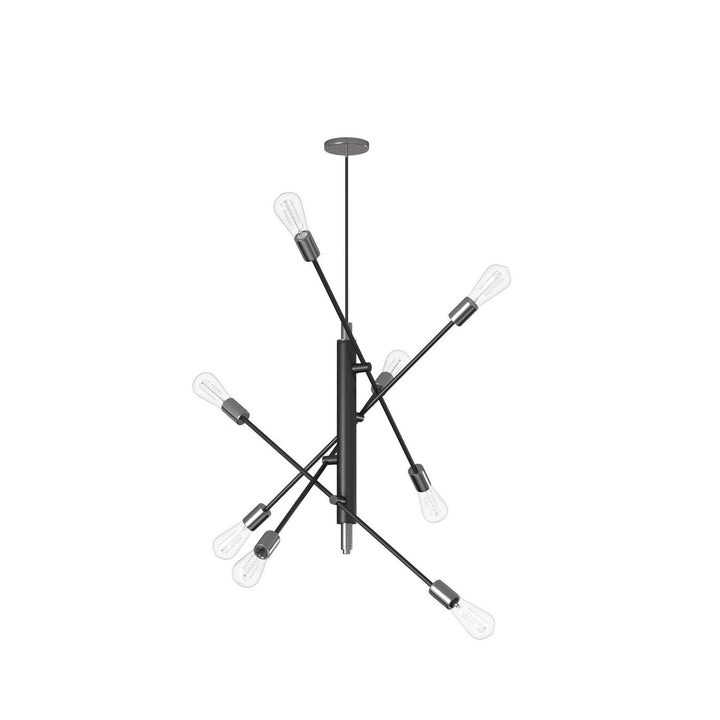 Artcraft Canada - AC11253NB - Eight Light Pendant - Truro - Black & Brushed Nickel
