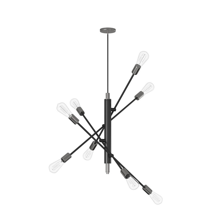 Artcraft Canada - AC11253NB - Eight Light Pendant - Truro - Black & Brushed Nickel