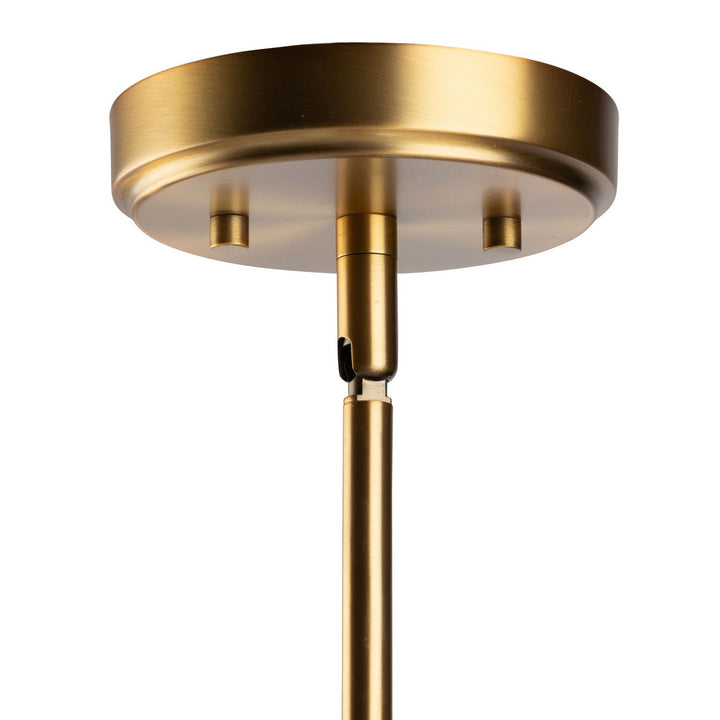 Artcraft Canada - AC11601VB - One Light Pendant - Bridgetown - Black & Harvest Brass