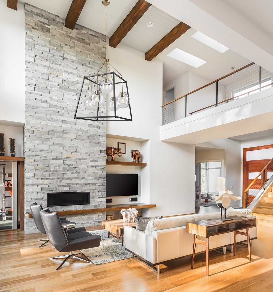 Artcraft Canada - AC11605VB - Five Light Chandelier - Bridgetown - Black & Harvest Brass