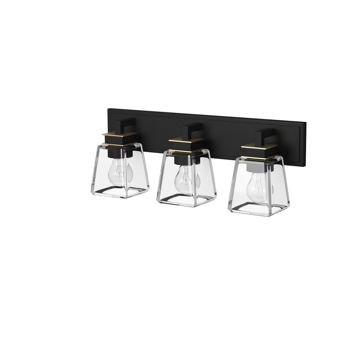 Artcraft Canada - AC11613VB - Three Light Wall Sconce - Eastwood - Black & Brass