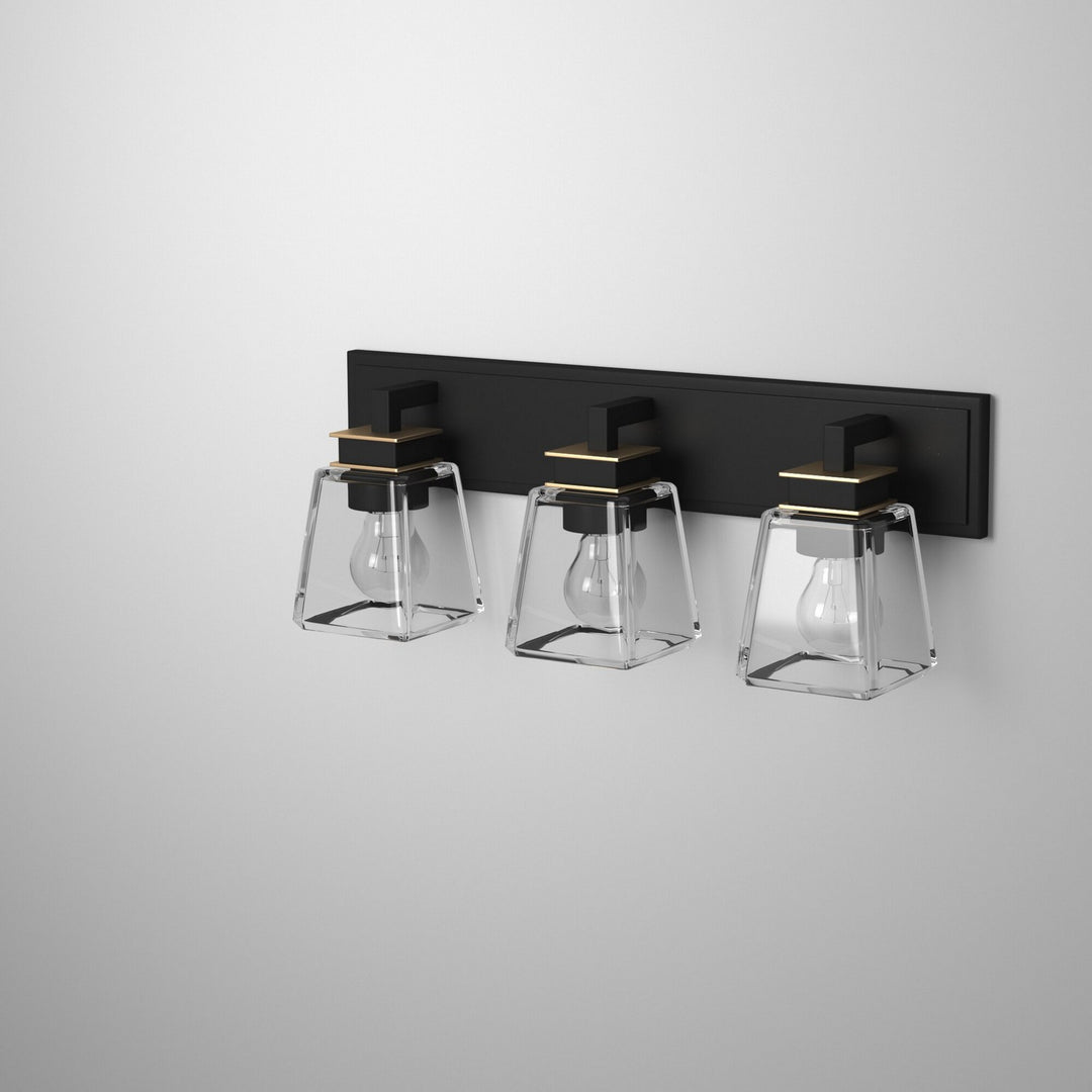 Artcraft Canada - AC11613VB - Three Light Wall Sconce - Eastwood - Black & Brass
