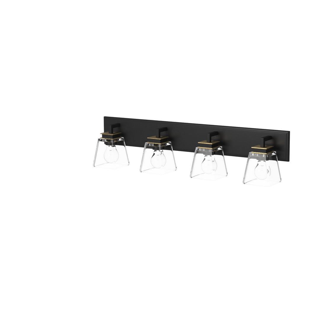 Artcraft Canada - AC11614VB - Four Light Wall Mount - Eastwood - Black & Brass