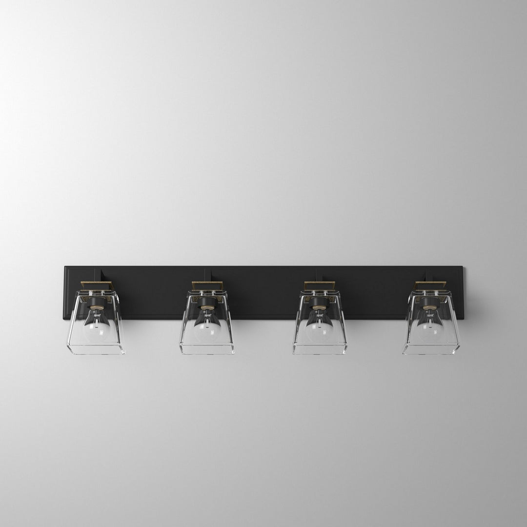 Artcraft Canada - AC11614VB - Four Light Wall Mount - Eastwood - Black & Brass