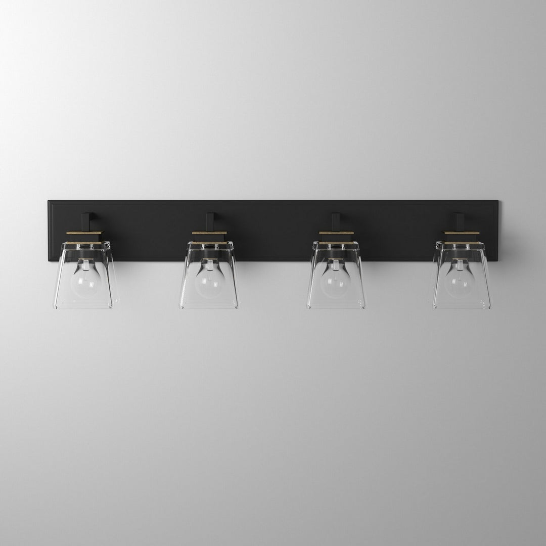 Artcraft Canada - AC11614VB - Four Light Wall Mount - Eastwood - Black & Brass