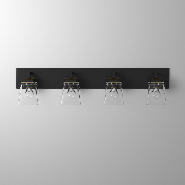 Artcraft Canada - AC11614VB - Four Light Wall Mount - Eastwood - Black & Brass