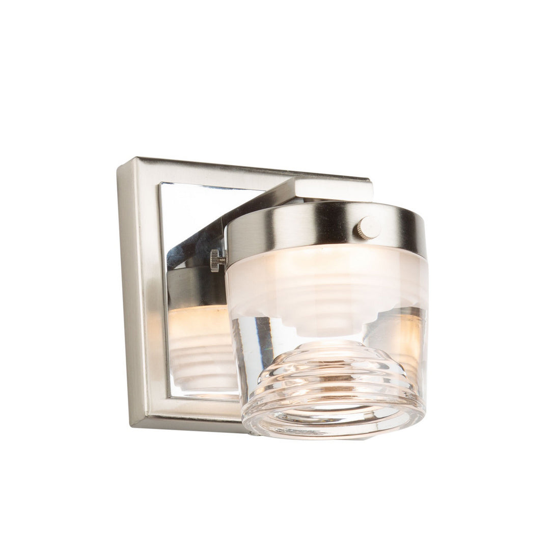 Newbury LED Bath in Brushed & Polished Nickel - available from The Lighting Shoppe, trusted by Canadian homeowners