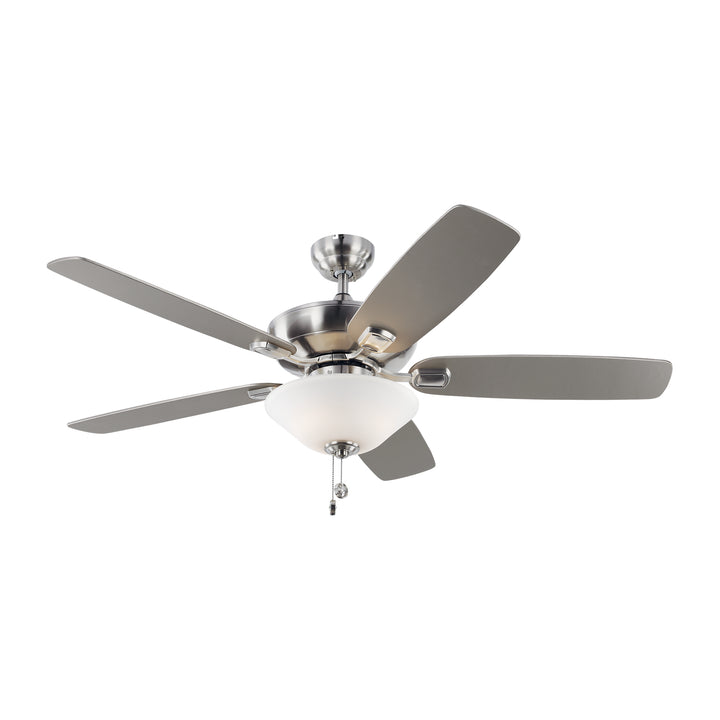 Colony 52" Ceiling Fan in Brushed Steel - available from The Lighting Shoppe, trusted by Canadian homeowners
