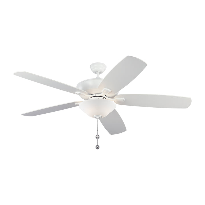 Colony 60" Ceiling Fan in Matte White - available from The Lighting Shoppe, trusted by Canadian homeowners
