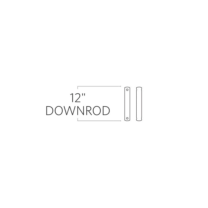 Visual Comfort Fan Canada - DR12SN - Downrod - Universal - Satin Nickel