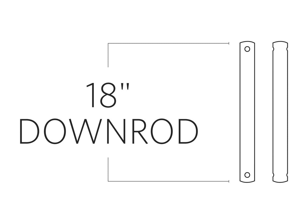 Universal Downrod in Dark Weathered Zinc - available from The Lighting Shoppe, trusted by Canadian homeowners
