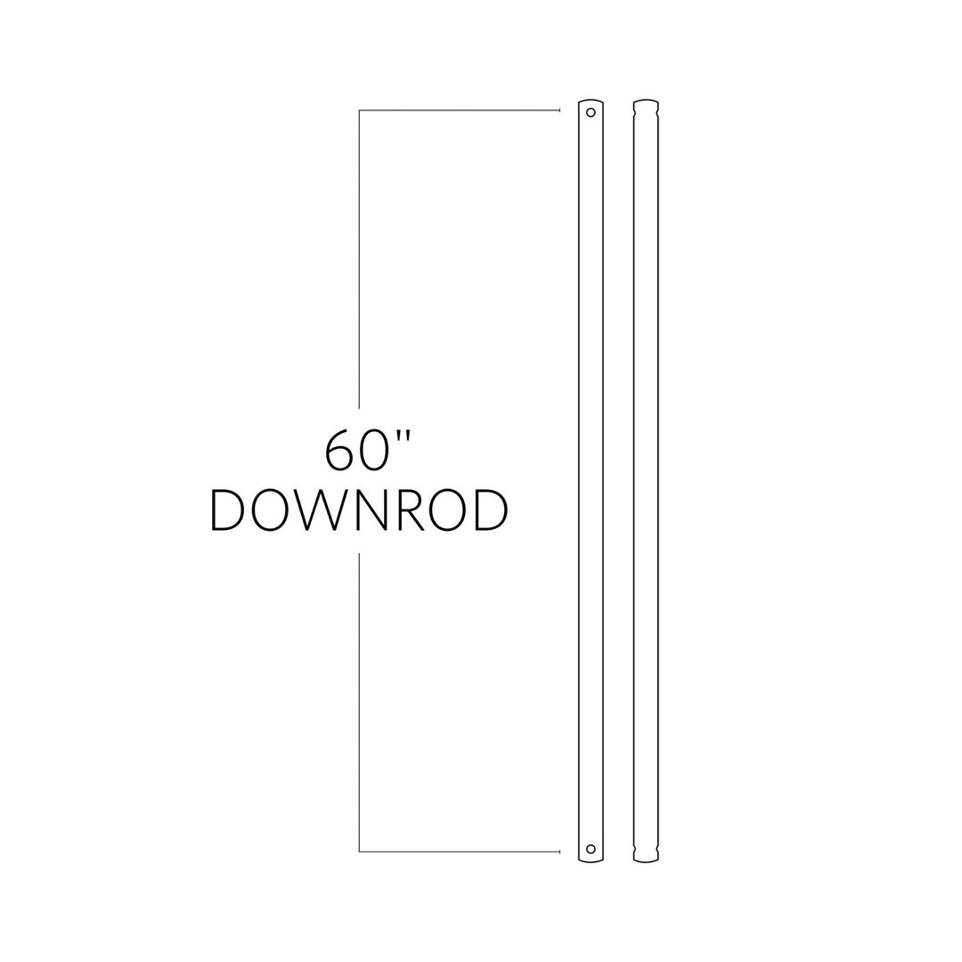 Universal Downrod in Satin Nickel - available from The Lighting Shoppe, trusted by Canadian homeowners