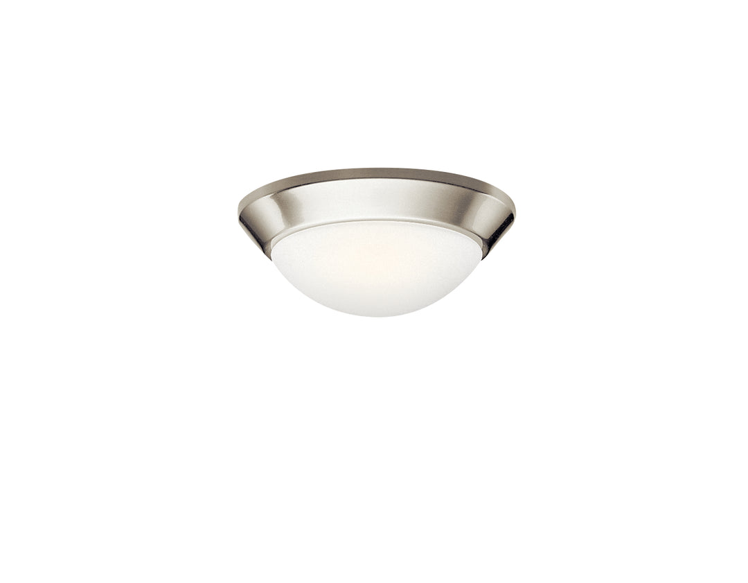 Kichler Canada - 8880NI - One Light Flush Mount - Ceiling Space - Brushed Nickel