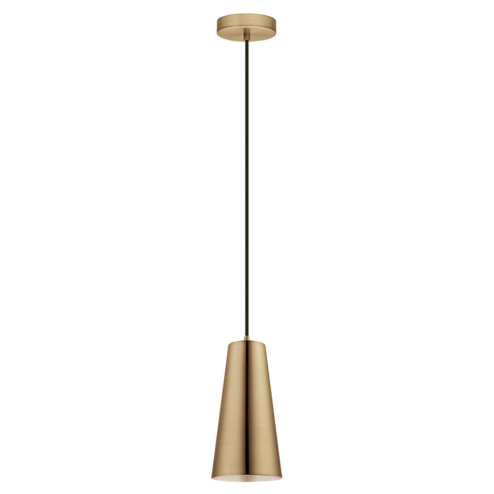 Eglo Canada - 204364A - One Light Pendant - Pratella 1 - Brushed Gold