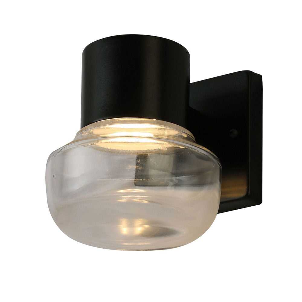 Belby LED Wall Sconce in Black Eglo Canada