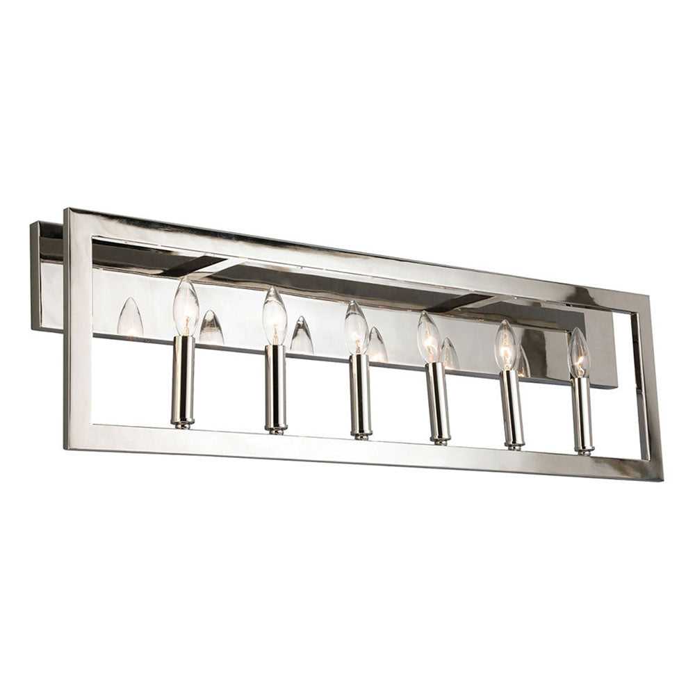 Jordan Six Light Bath/Vanity in Satin Nickel Eglo Canada