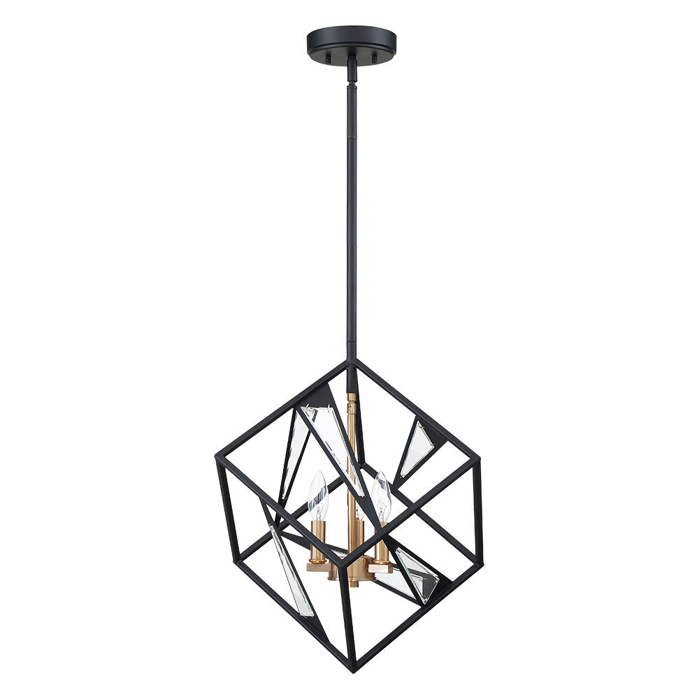 Eglo Canada - 204587A - Three Light Pendant - Corrietes - Matte Black