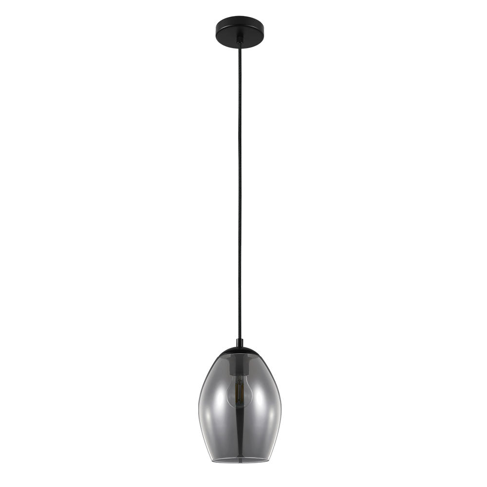 Eglo Canada - 39564A - One Light Pendant - Estanys - Matte Black