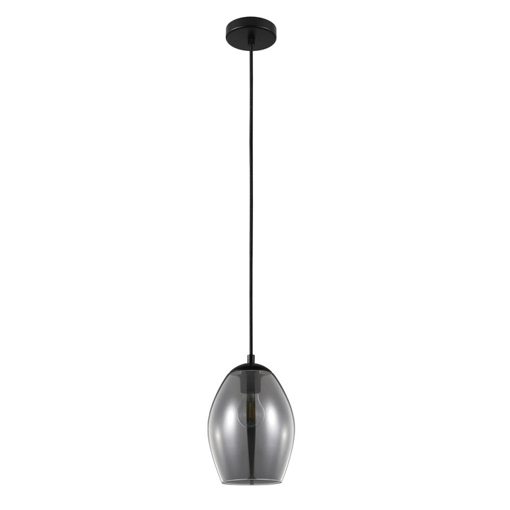 Eglo Canada - 39564A - One Light Pendant - Estanys - Matte Black