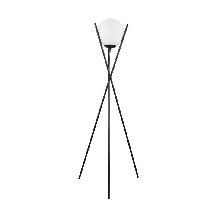 Eglo Canada - 39594A - One Light Floor Lamp - Salvezinas - Matte Black